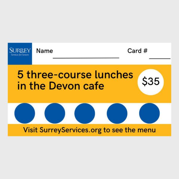 Three-Course Lunch Punch Card