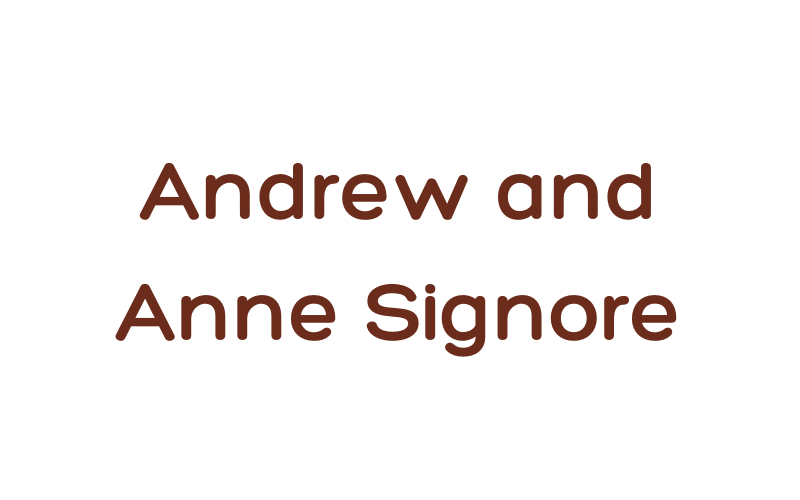 Andrew and Anne Signore