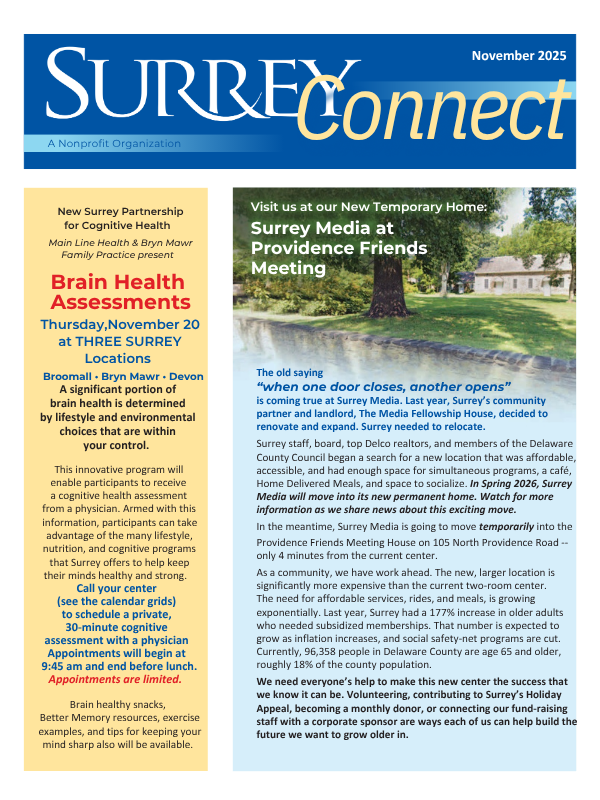 November 2025 Thumbnail November 2025 Surrey Connect Cover
