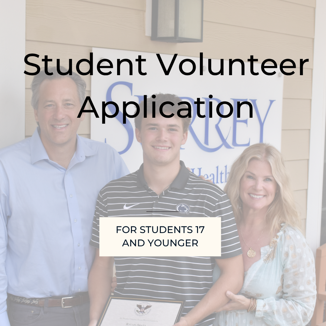 Student volunteer button for website